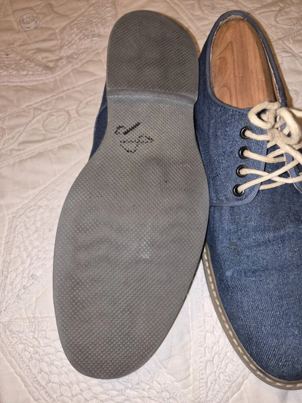 Alfani Blue Denim Shoes